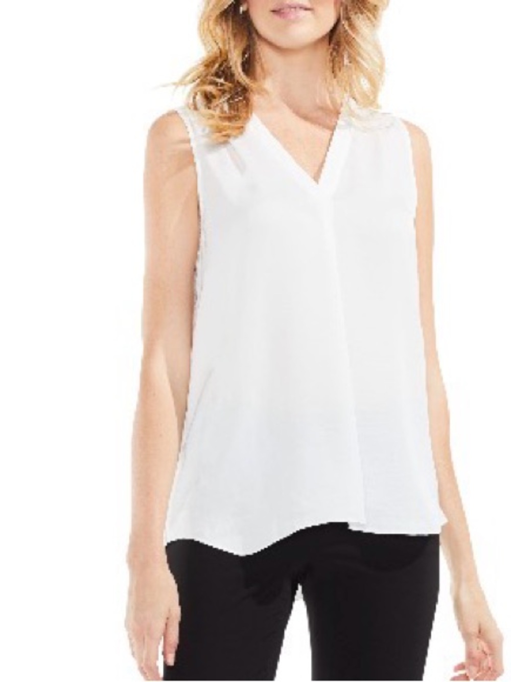 Vince Camuto Rumpled Satin
Blouse | New Ivory | M